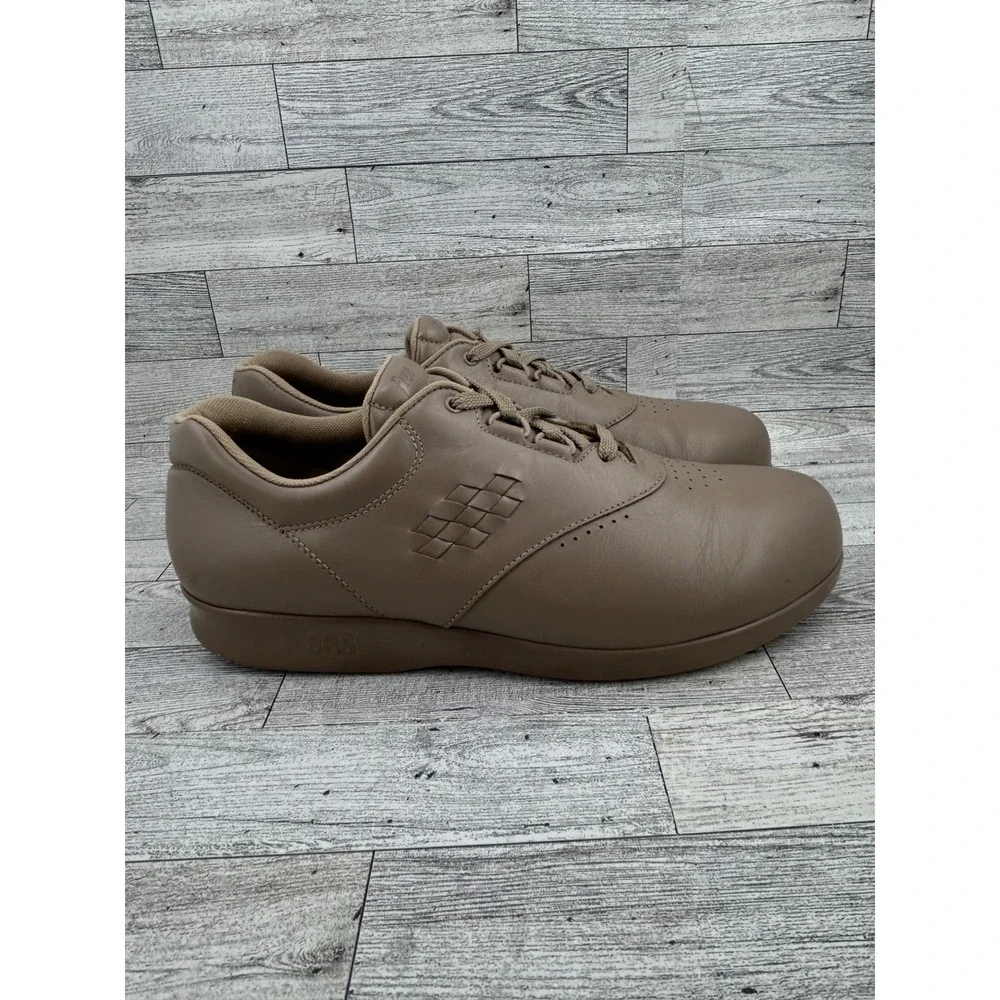 SAS Free Time Beige‎ Leather Comfort Walking Shoes Women's Size 11M